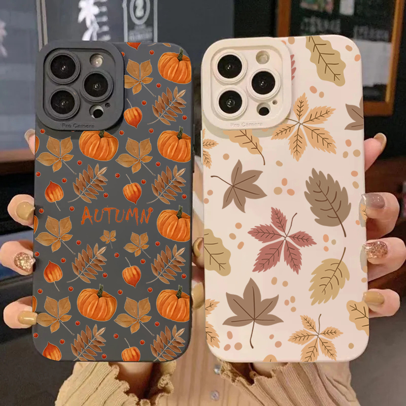 Samsung Galaxy S25 - เคสโทรศัพท์ลายใบเมเปิลสไตล์เรโทรสำหรับ Samsung Galaxy A16 A06 A26