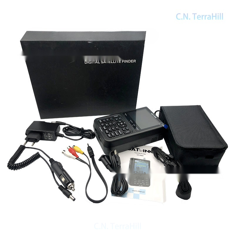 Screen Alignment Tool - เครื่องวัดสัญญาณดาวเทียมพร้อมหน้าจอ LCD ระบบแจ้งเตือนด้วยเสียง เครื่องมือปรับจัดตำแหน่งจานดาวเทียม สำหรับการติดตั้งทีวีกลางแจ้ง รุ่น