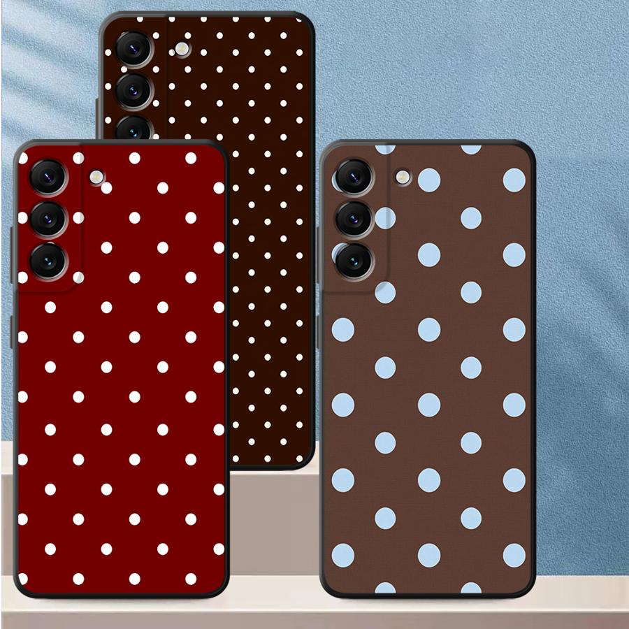 Samsung Galaxy A55 - เคสลายจุดย้อนยุคสำหรับซัมซุงกาแล็กซี่ A57 A32 A53 A35 A23