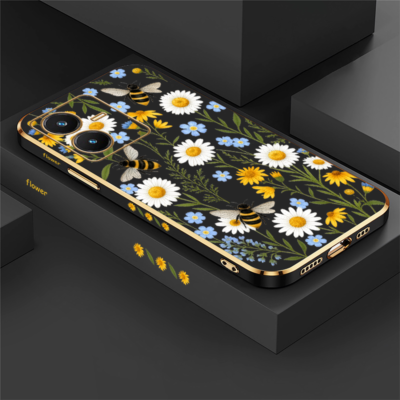 Vivo Y28 - เคสลายผึ้ง สำหรับ Vivo Y28 S Y27