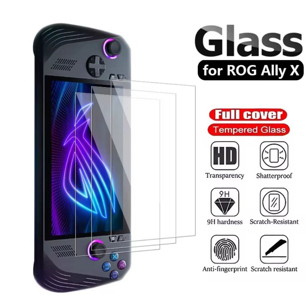 Curved Edge Screen - ฟิล์มกันรอยหน้าจอเกมคอนโซล 3 ชิ้น ขอบโค้ง HD สำหรับเครื่องเล่นเกมพกพา