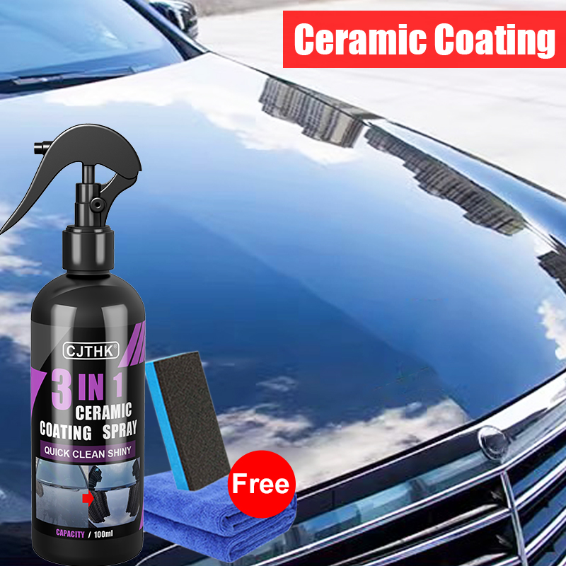 เคลือบเซรามิครถ NANO Coating A - Oleophobic Coating Spray บทวิจารณ์และราคา
