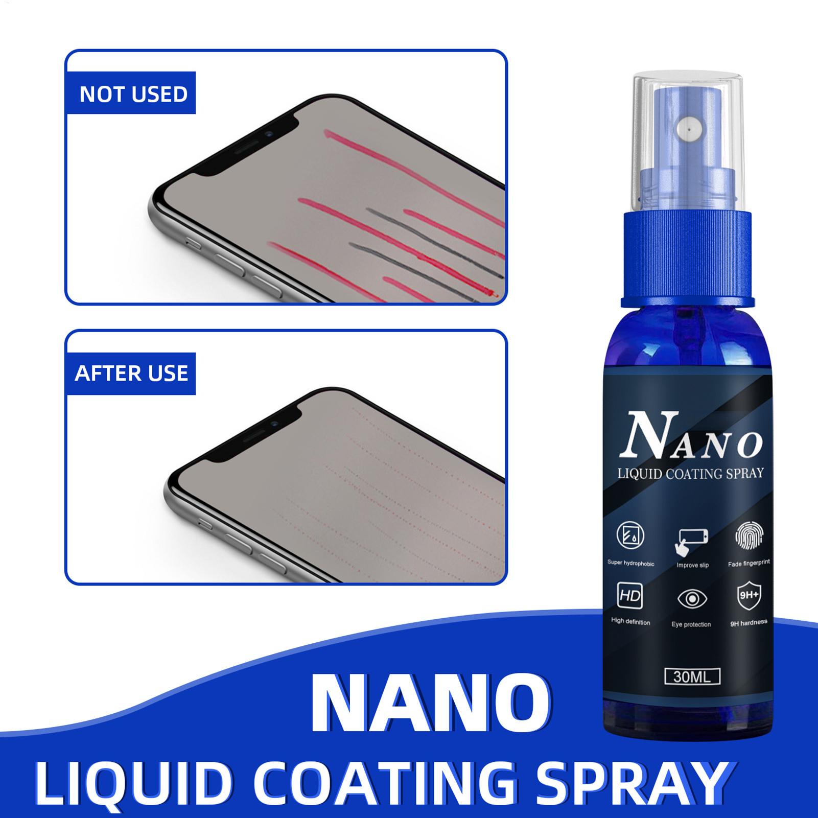 สเปรย์ป้องกันรอยขีดข่วน ไฮโดรโ - Oleophobic Coating Spray บทวิจารณ์และราคา