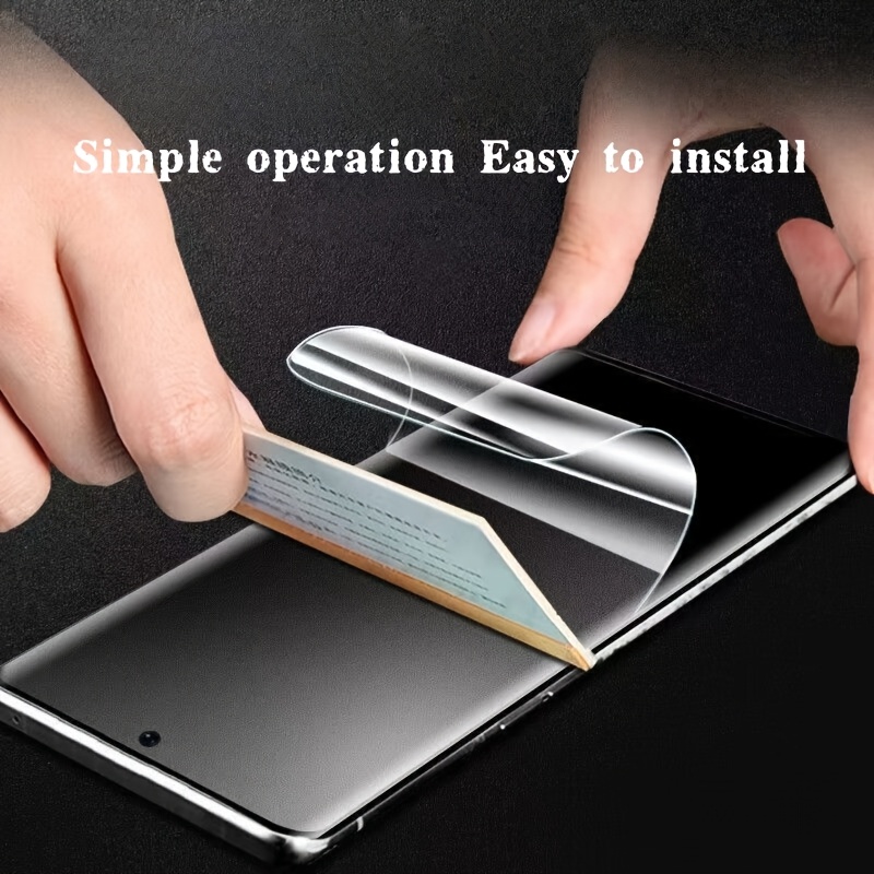 4 ชิ้นโค้ง Hydrogel ป้องกันหน้ - Curved Edge Screen บทวิจารณ์และราคา
