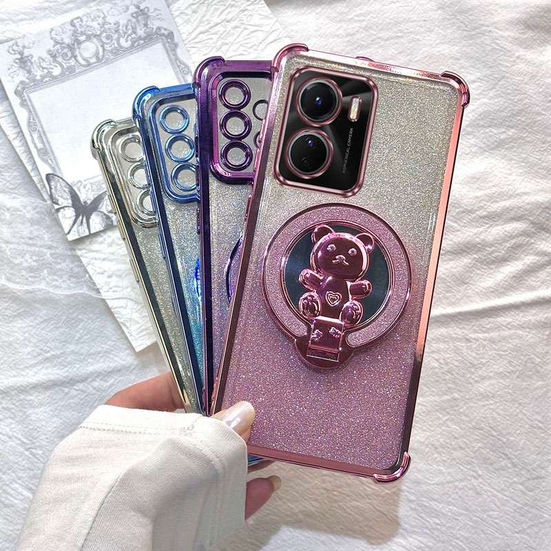 เคสโทรศัพท์ลายหัวใจหมีกลิตเตอร - Vivo Y28 บทวิจารณ์และราคา