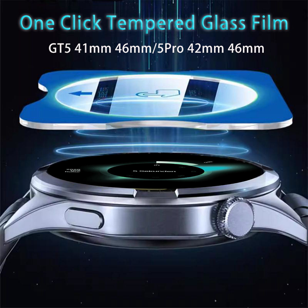 1-5PCS กระจกนิรภัยสำหรับนาฬิกา - Screen Alignment Tool บทวิจารณ์และราคา